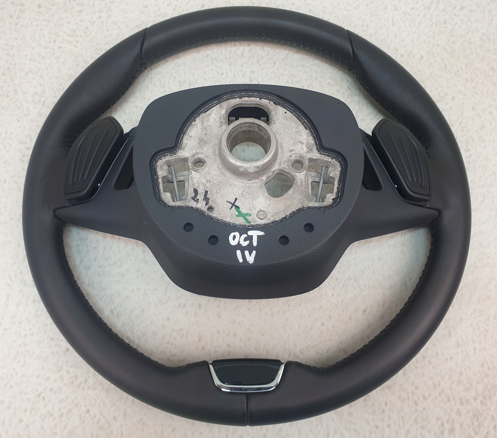 фото №13, Skoda octavia iv 4 воздуховод кожа мультифункция лепестки переключения оригинал