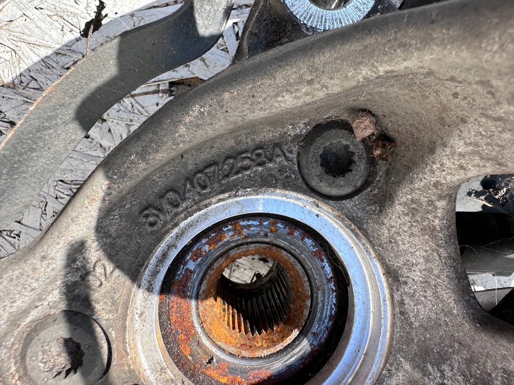 фото №8, A3 rs3 8v амортизационная стойка 2,5 tfsi поворотный кулак правый перед 8v0407258a 8v0413031q