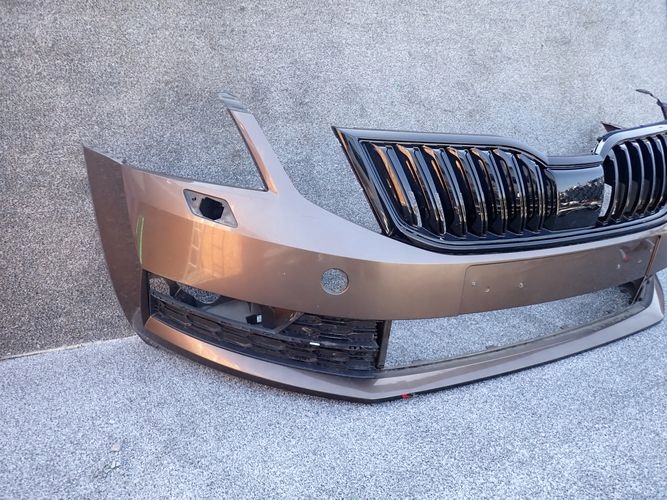 фото №10, Skoda octavia iii lift 17- бампер передній перед