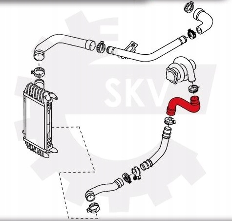 фото №4, Шланг труба интеркулер audi a2 vw lupo 1.4tdi