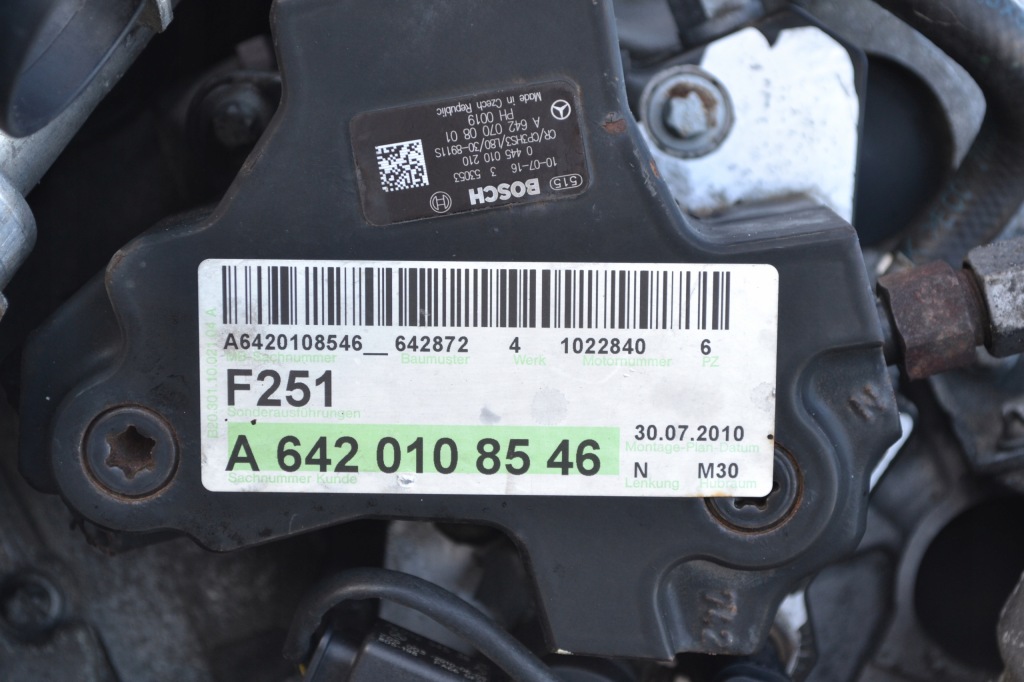 фото №9, Двигатель om642 642872 mercedes w251 r-klasa r350 2010r 3.0 cdi v6 4matic 4x4