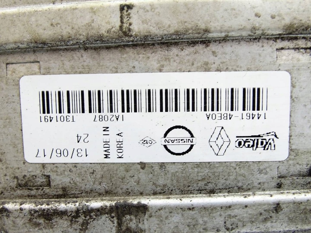 Радиатор воздуха интеркулер nissan x-trail t32 1.6 dci 14461-4be0a с Разборки