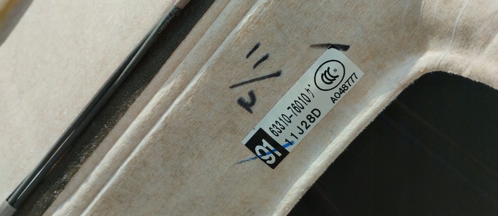 фото №13, Стеля lexus ct200h ct 200h 63310-76010