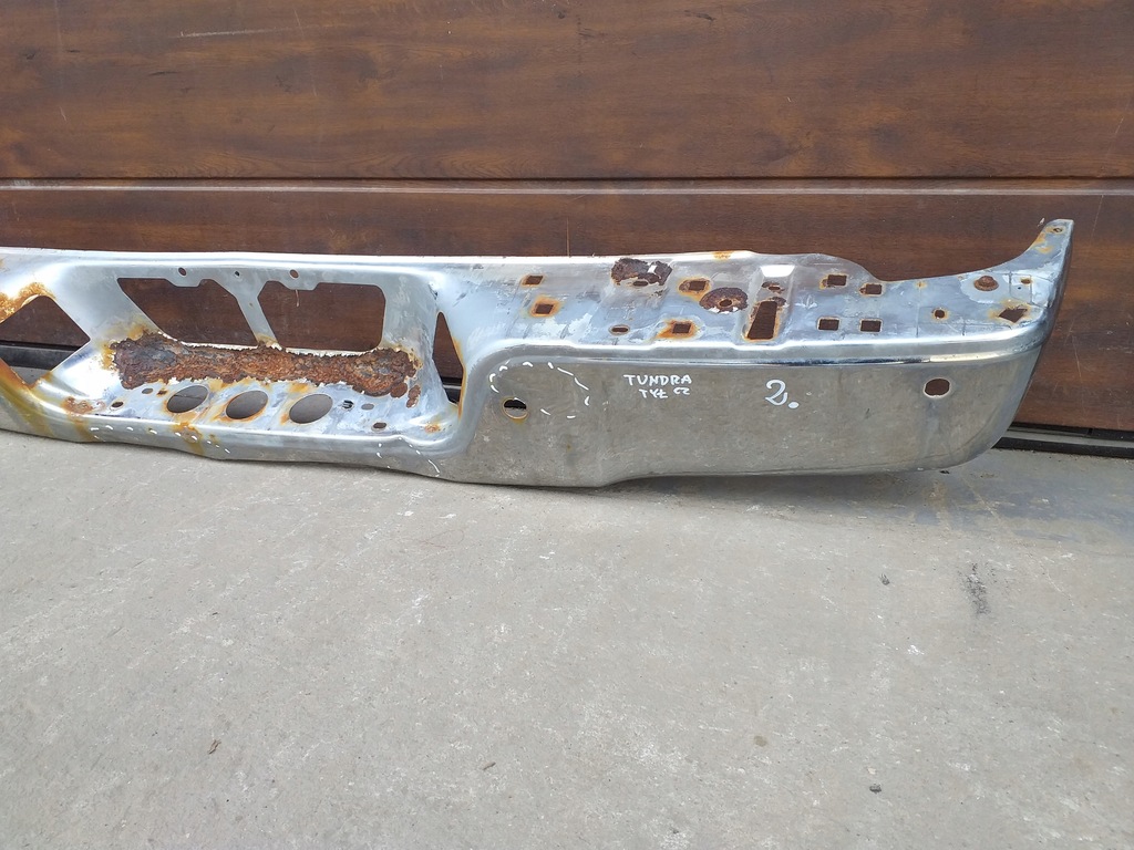 фото №6, Toyota tundra бампер задняя задний хром 07 -