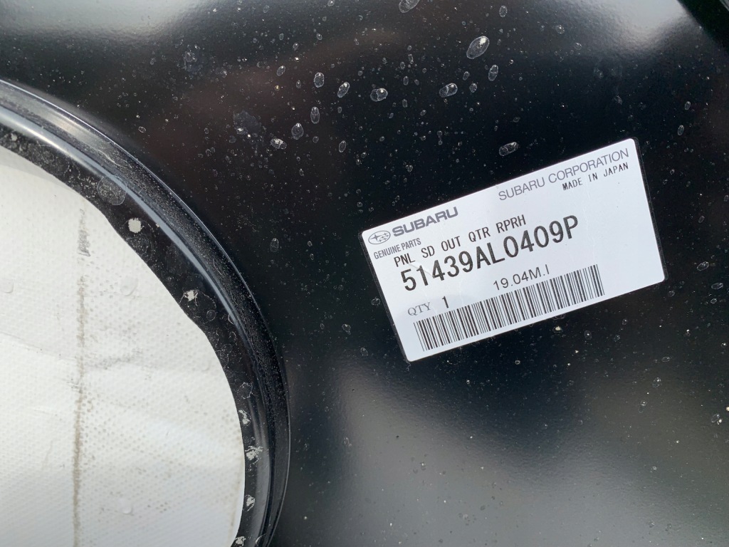 фото №5, Subaru outback правый задняя задний крыло обшивка