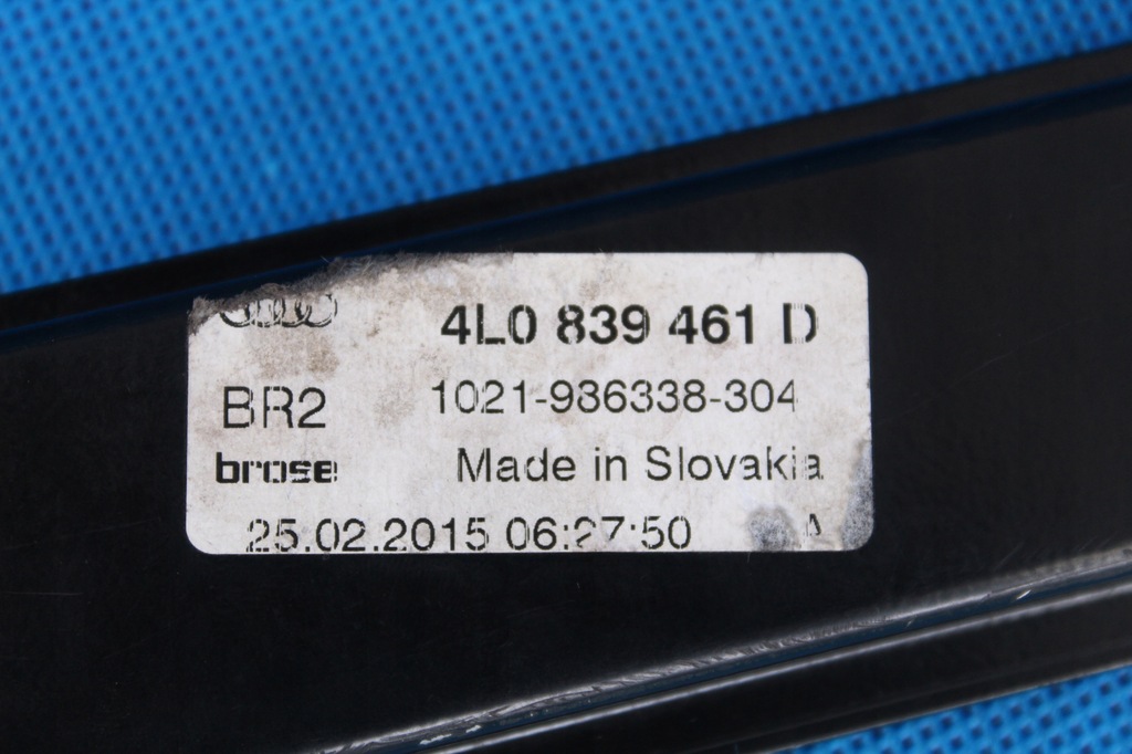 фото №8, Audi q7 4l механизм стекло задняя левый двигатель 15r