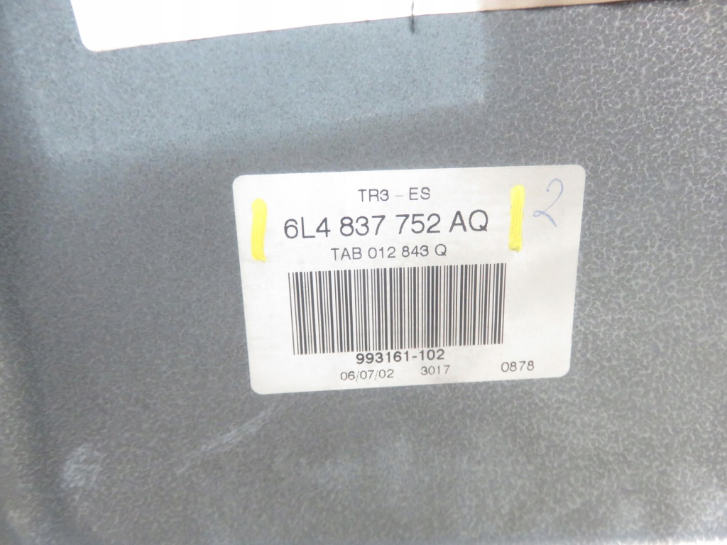 фото №5, Подъемник стекло правый передний seat ibiza iii 6l4837752aq 6l4837756h