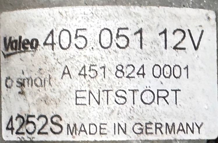 фото №8, Smart fortwo ii 451 07-14r механізм моторчик двірник