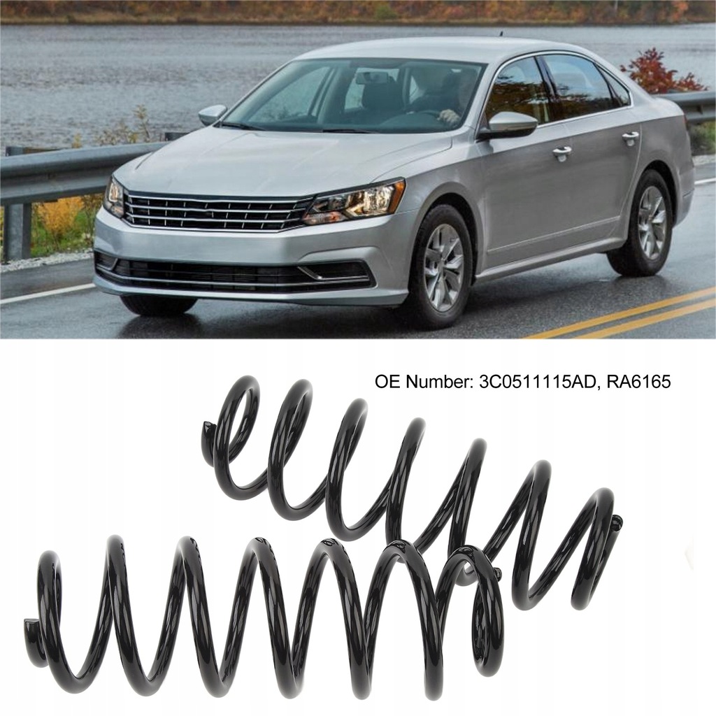 фото №7, 2 szt. пружина гвинтова заднього підвіска