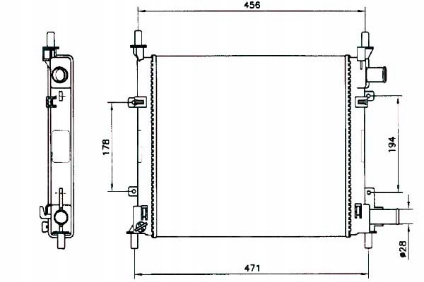 фото №1, Nrf радіатор ford ka 96- -ac