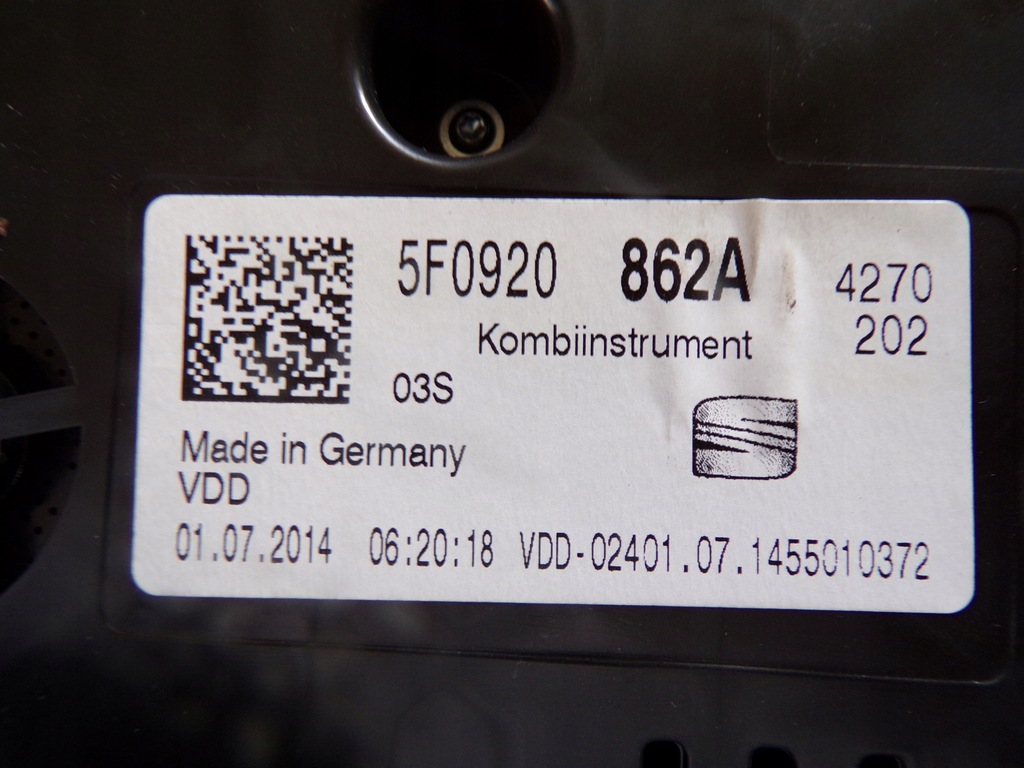 фото №8, Набор стартовый seat leon iii 2,0 tdi 184 km.