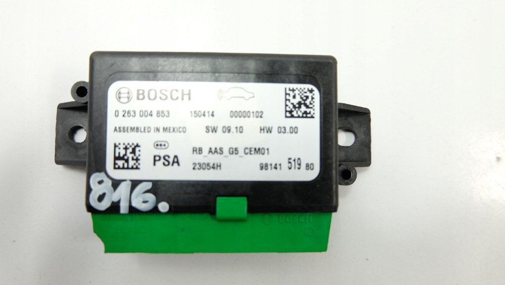 фото №1, Peugeot 2008 модуль блок управления pdc 9814151980