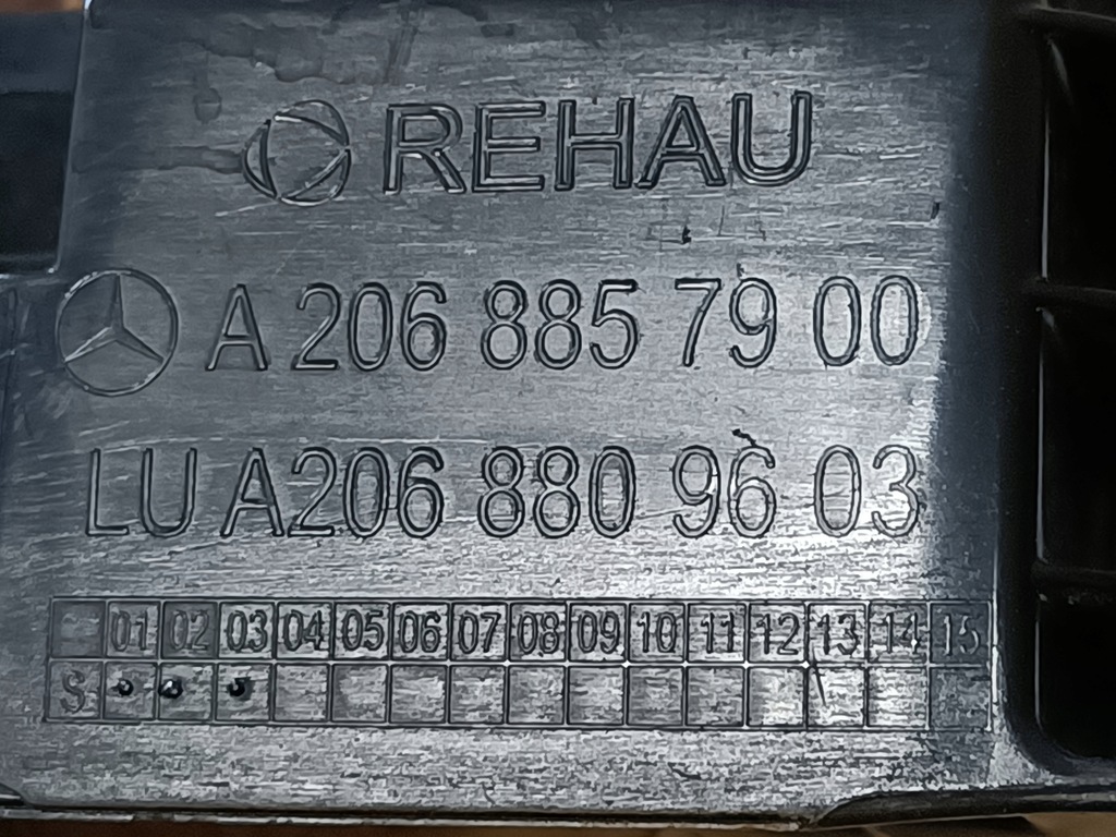 фото №8, Mercedes w206 направляющая кронштейн кронштейн бампера задняя a2068809603