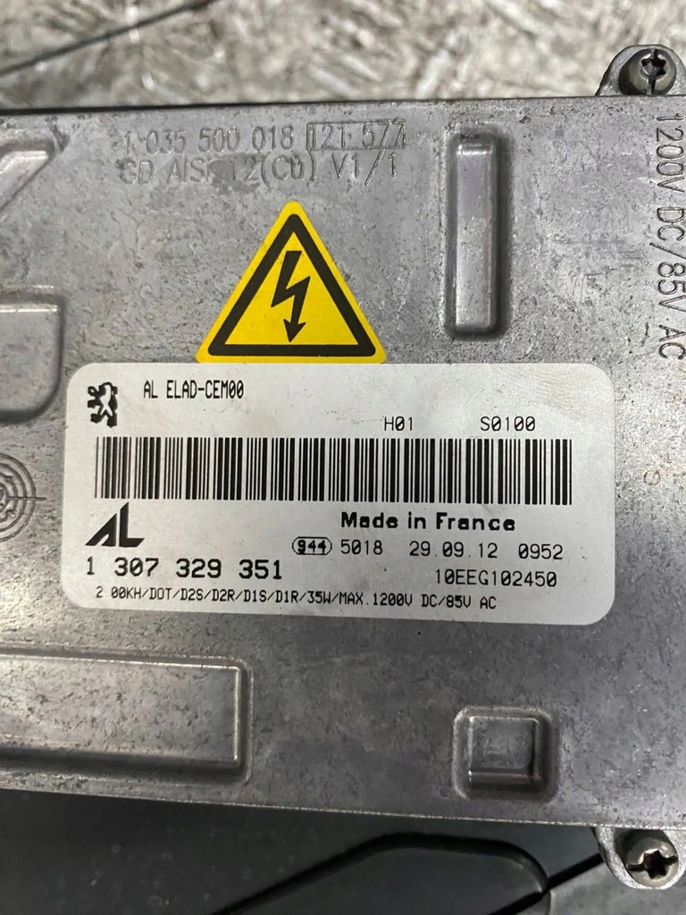 фото №13, Peugeot 308 2012 pas передний перед kompletny