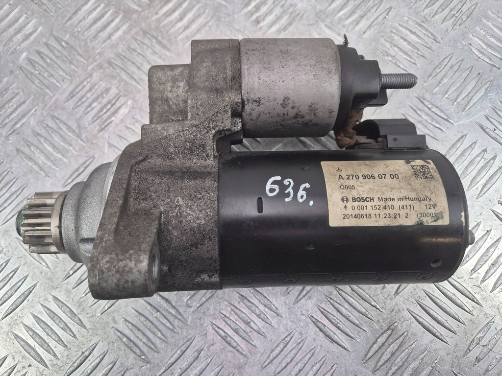 фото №1, Mercedes cla220 c117 x117 w117 стартер a2709060700