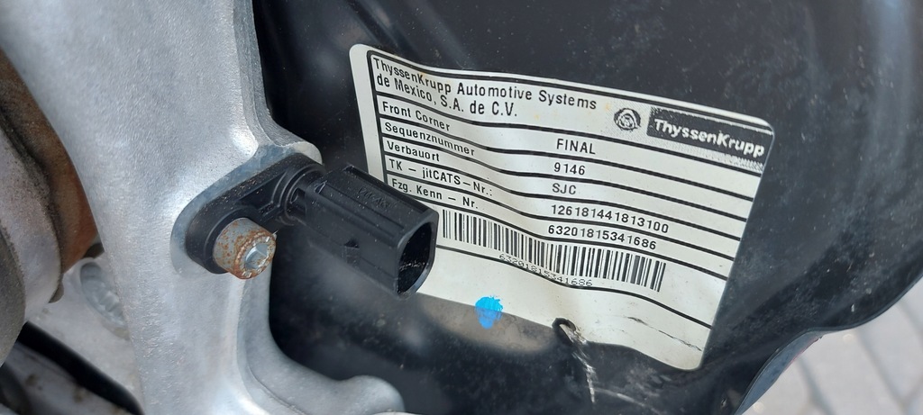 фото №9, Поворотный кулак перед левая комплект audi q5 ii 80a 3.0 tdi