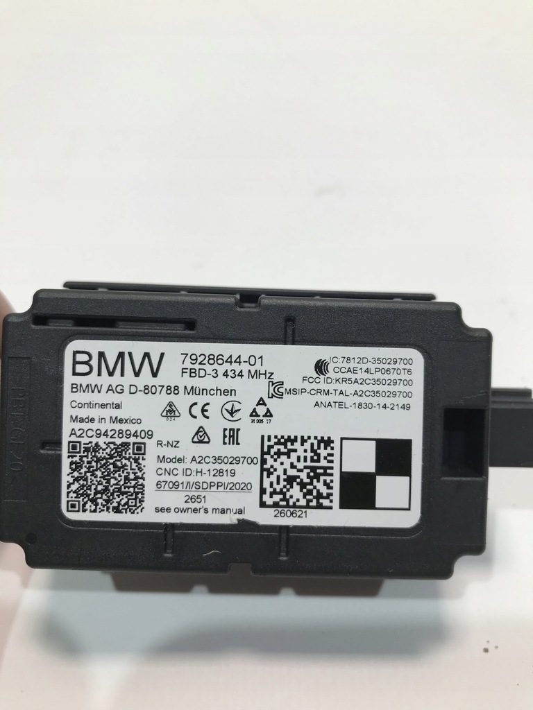 фото №2, Модуль блок керування радіо bmw x2 f39 18- 7928644