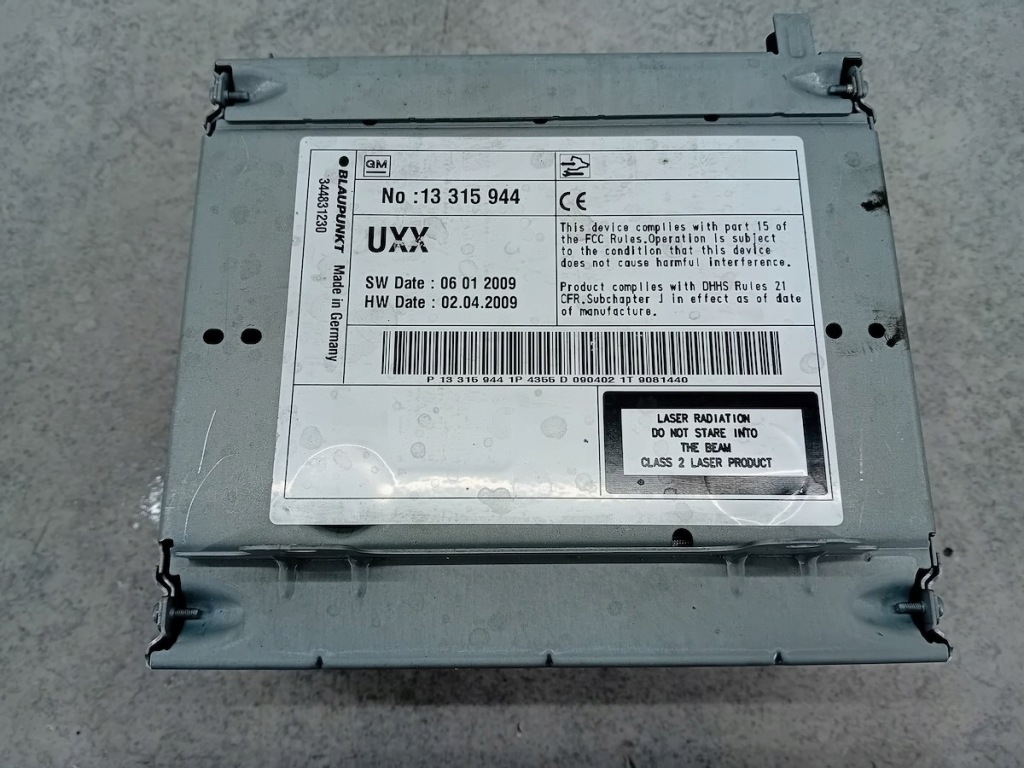 Набір мультимедійний opel insignia a 13223793 13273256 7612004355 14799410 Зі Шроту