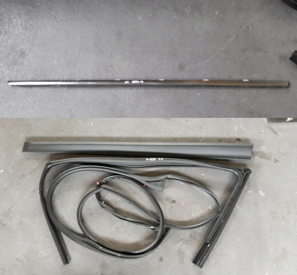 фото №1, Kia x-ceed xceed 2019-24 молдинг уплотнитель перед передняя правая хром