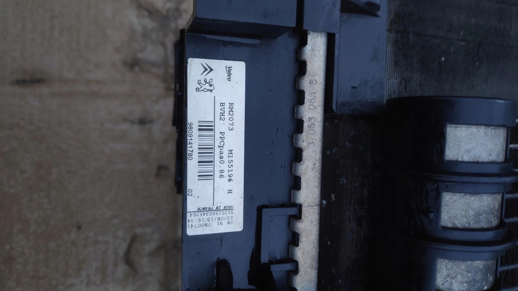 Радиатор воды кондиционера 308 t9 9809141780 Недорого