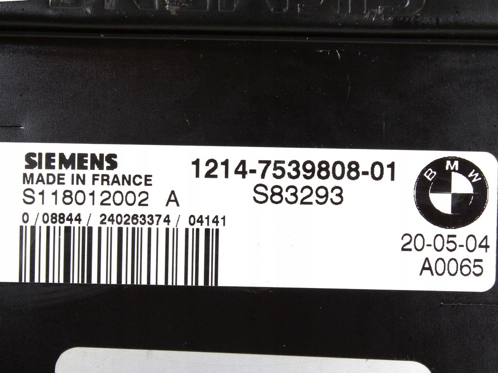 фото №7, Бортовий комп'ютер двигуна mini cooper one s r50 r52 1.4 1.6 7539808