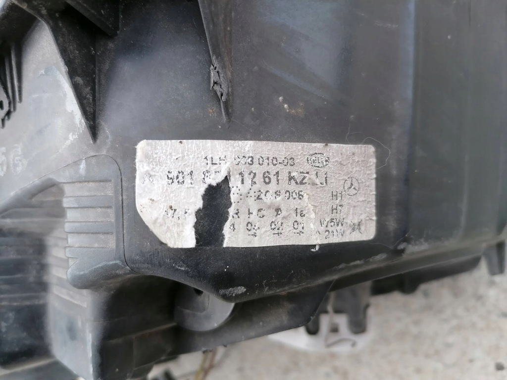 фото №8, Лампа ліва лівий перед mercedes sprinter w901