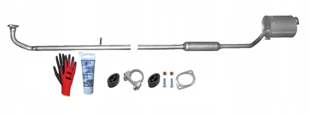 Купити Daihatsu move 1.0i 12v 40-43kw 2000-2002 труба колекторна гасник+ gratisy