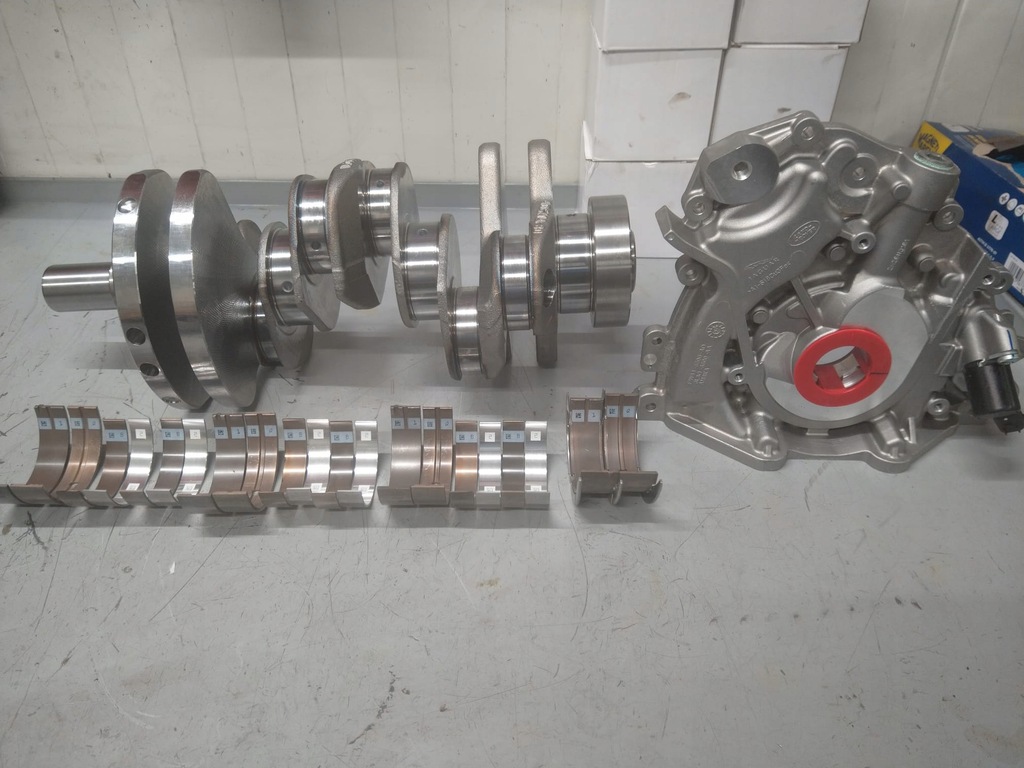 фото №9, Двигатель 3.0tdv6 306dt range rover sport новый оригинал wał коленчатый + монтаж