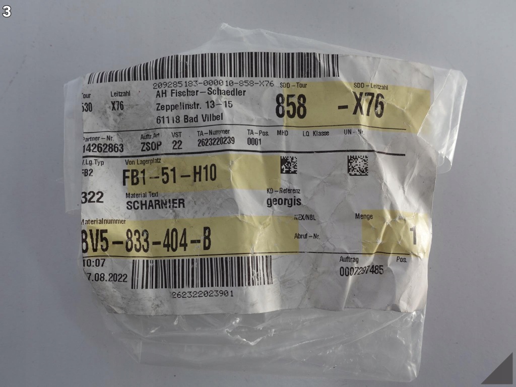 фото №4, Audi a3 8v 12-20 петля двері przwy перед