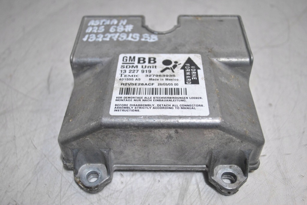 фото №1, Модуль подушка безопасности opel astra iii h 13227919