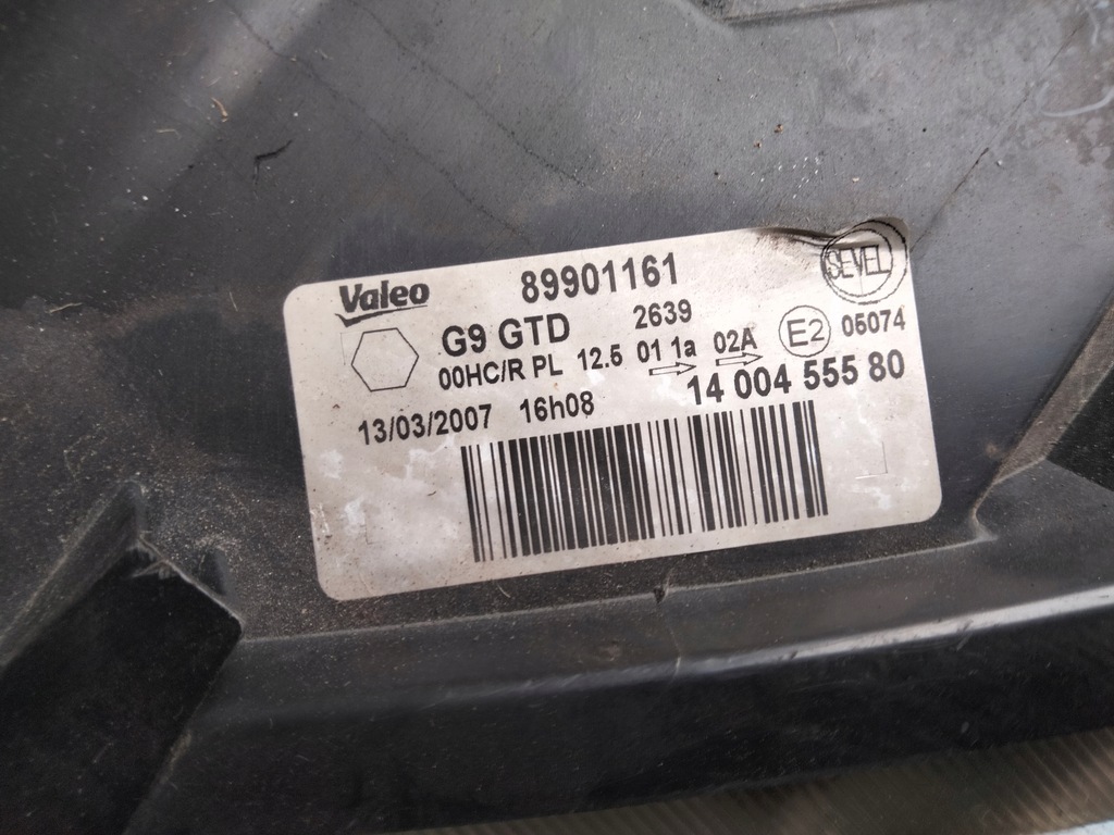 фото №13, Лампа левый перед перед fiat scudo ii 1.6 hdi 1400455580