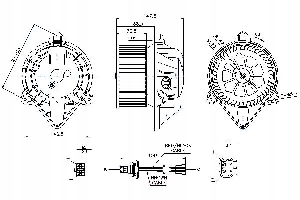 фото №2, Воздуходувка rvi mascott nissan interstar opel movano