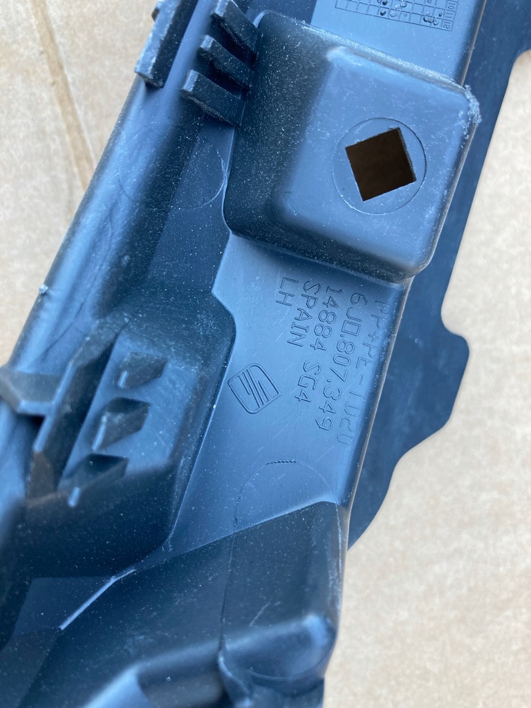 фото №9, Seat ibiza iv рамка решітка кронштейн протитуманної фари ліва 6j0807349 оригінал