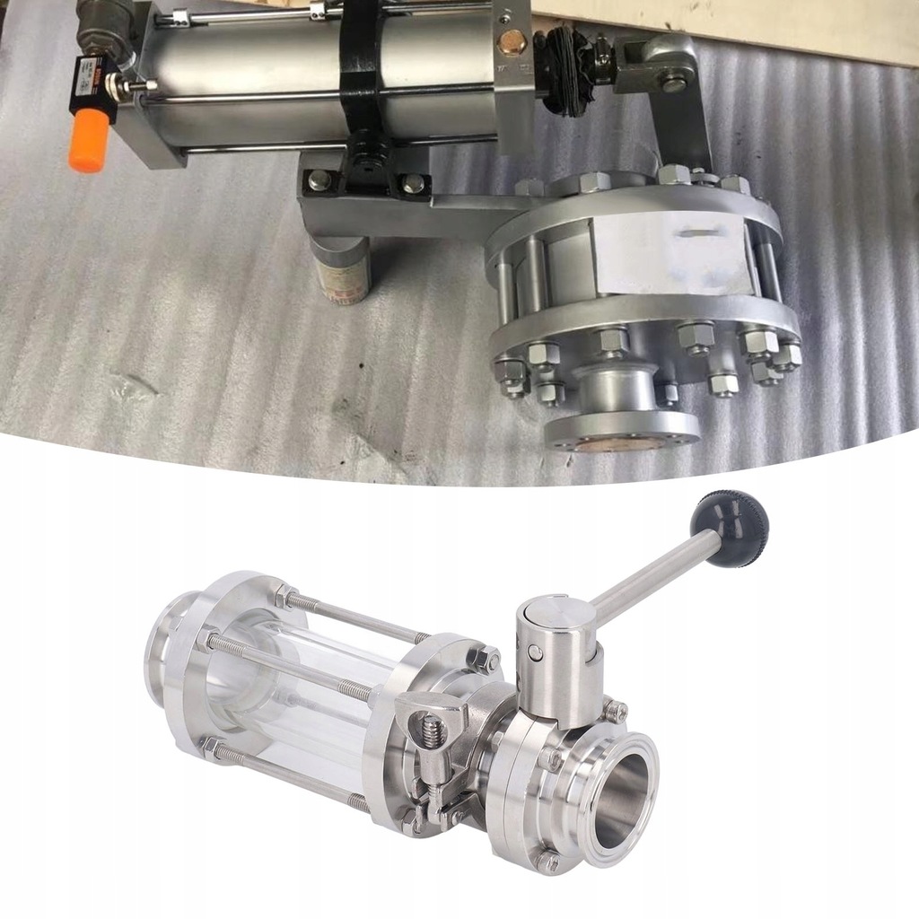 фото №12, Клапан motylkowy sanitarny з підкладка силіконова клапан motylkowy з