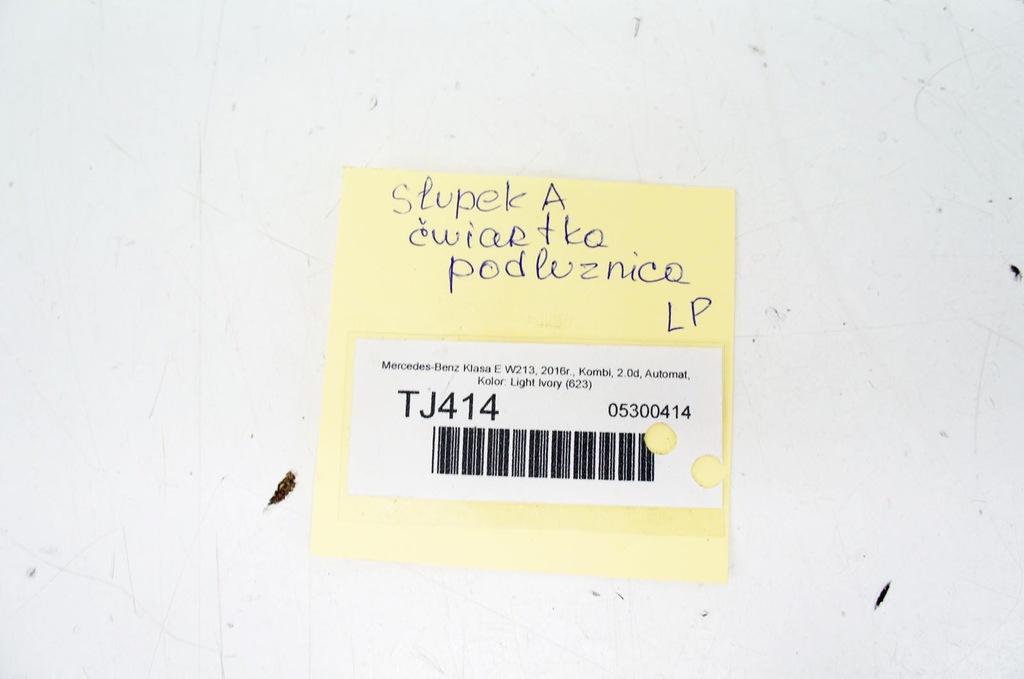 фото №13, Tj414 mercedes w213 лонжерон чверть крила ліва блок двигуна a лівий перед