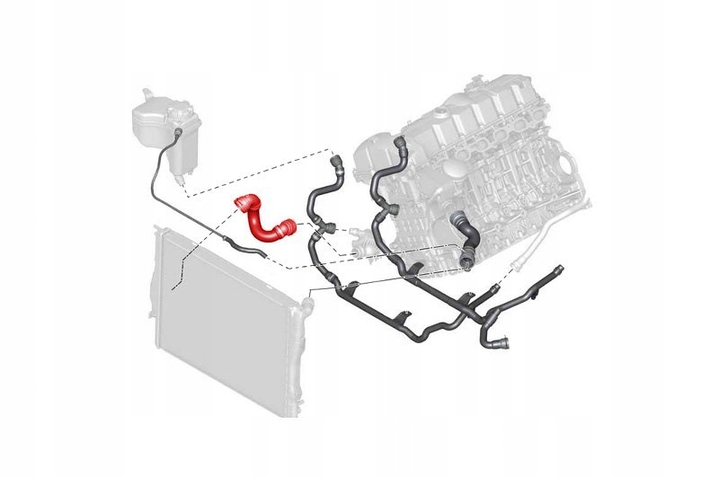 Esen skv 43skv737 шланг гнучкий радіатора Недорого