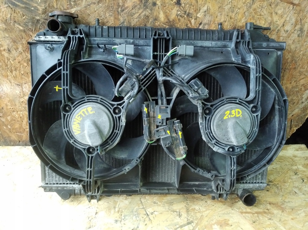 фото №5, Радиатор wody вентиляторы nissan vanette 2,3d