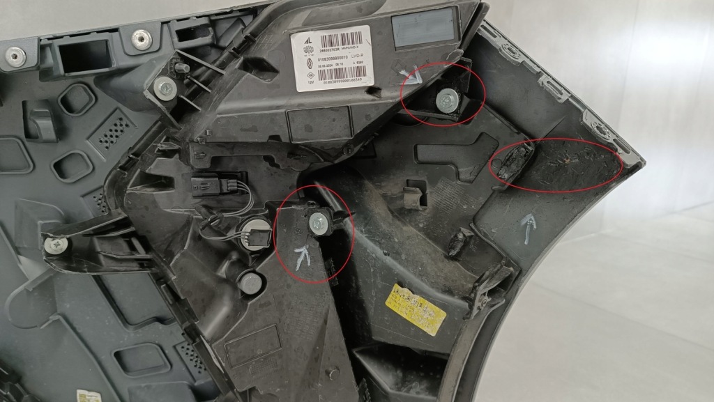 фото №14, Бампер перед передний renault clio 5 v lift 23- led