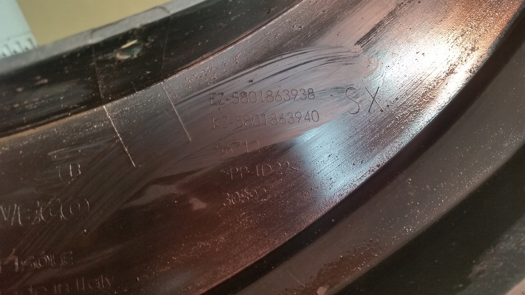 фото №14, Молдинг крыла левый lub правый перед iveco daily 5801863938