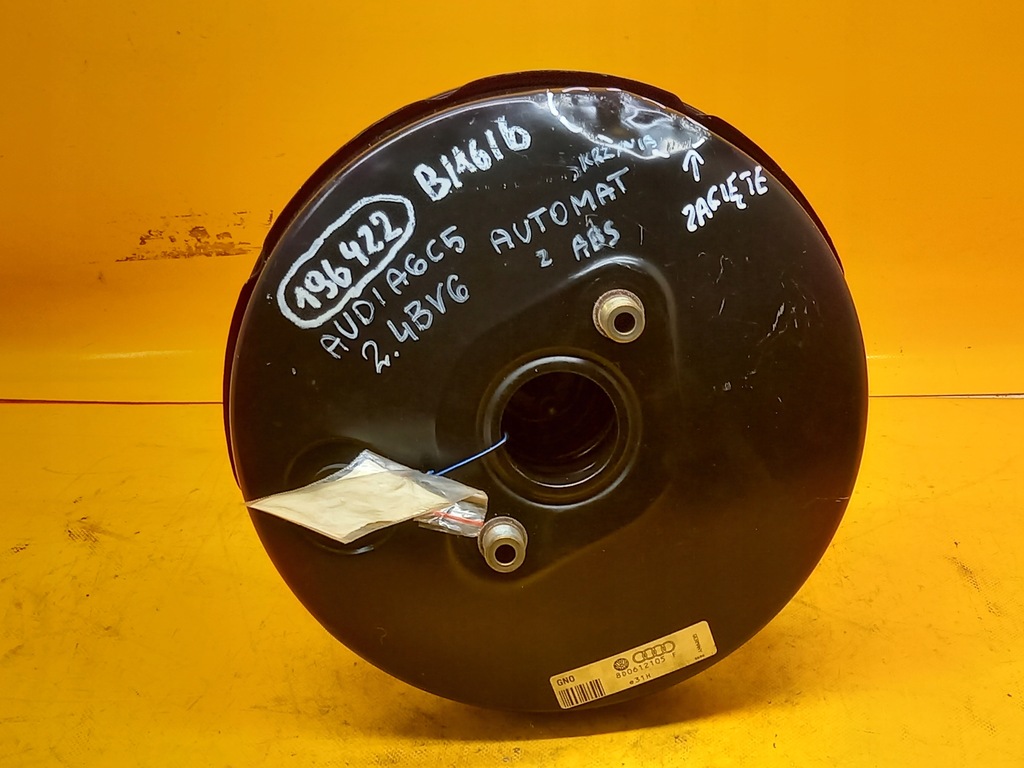 фото №6, Усилитель тормозов тормозные audi a6 c5 2,4b 8d0612105f 97-01r