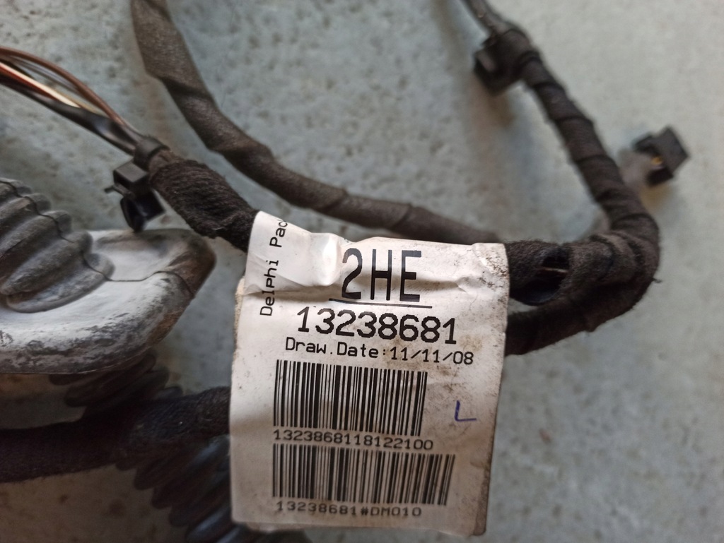 фото №3, Электропроводка дверь левый задняя opel insignia a