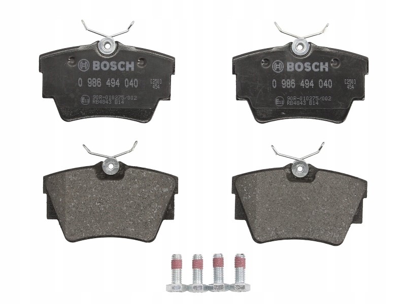фото №2, Тормозные колодки + тормозные диски задняя bosch renault trafic 3 iii
