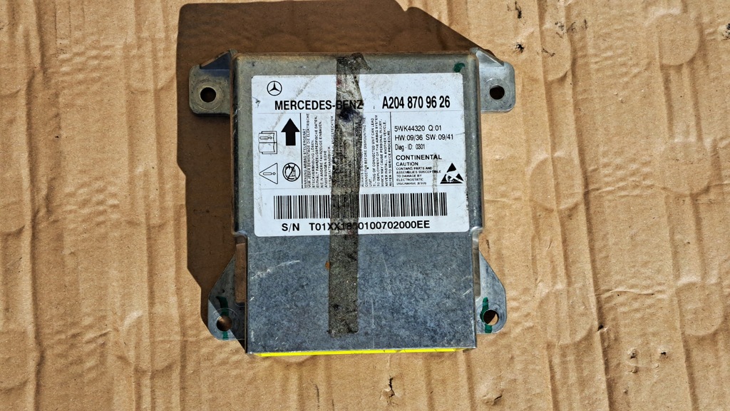 фото №1, Mercedes glk x204 - датчик модуль подушок