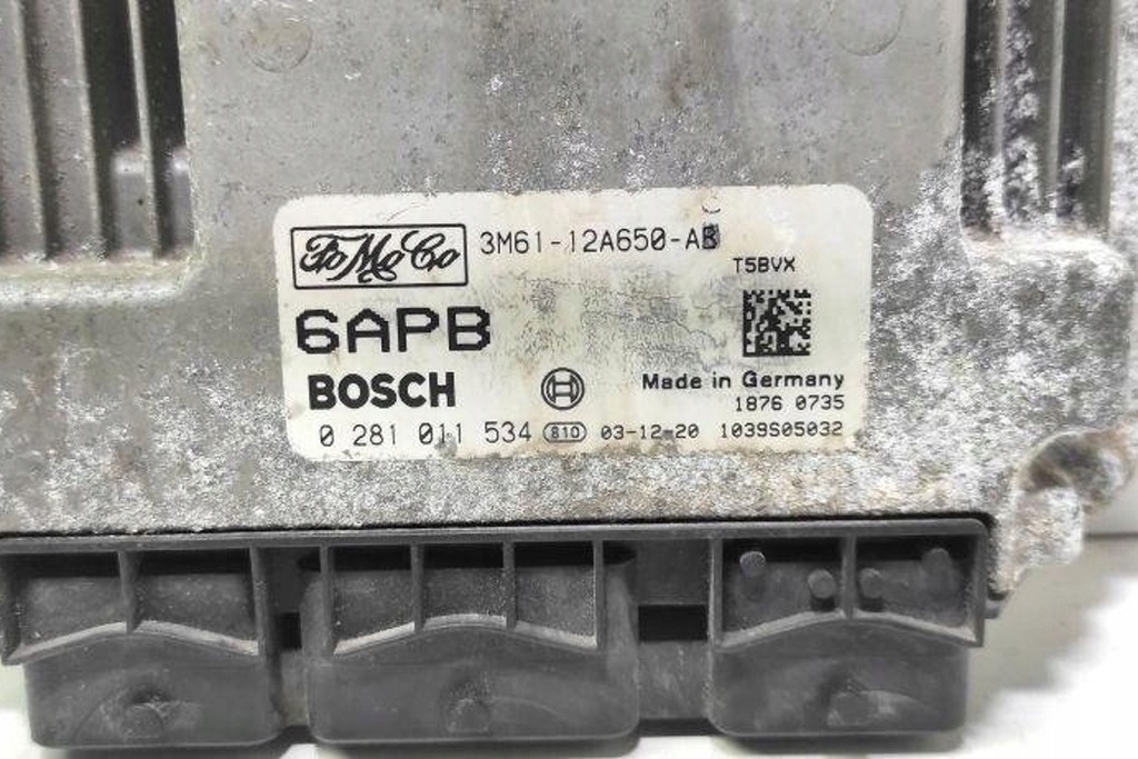 фото №8, Бортовий комп'ютер двигуна ecu mazda 3 bk 3m6112a650ab 1.56l дизель 80kw 2004