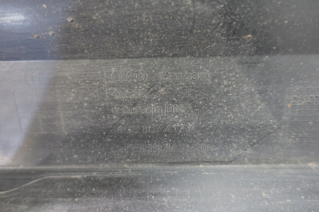 фото №10, Audi a6 c7 4g0 allroad 2012- спойлер молдинг бампера задняя 4g9807417a