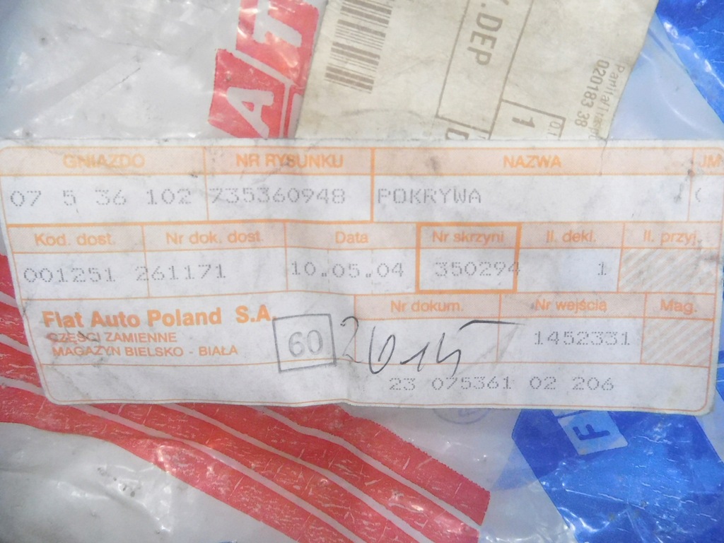 фото №10, Element панелі приладової панелі fiat punto 735360948