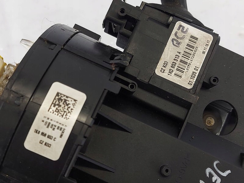 фото №11, Перемикач комбінований замок запалювання датчик kąta повороту vw jetta v mk5 1k