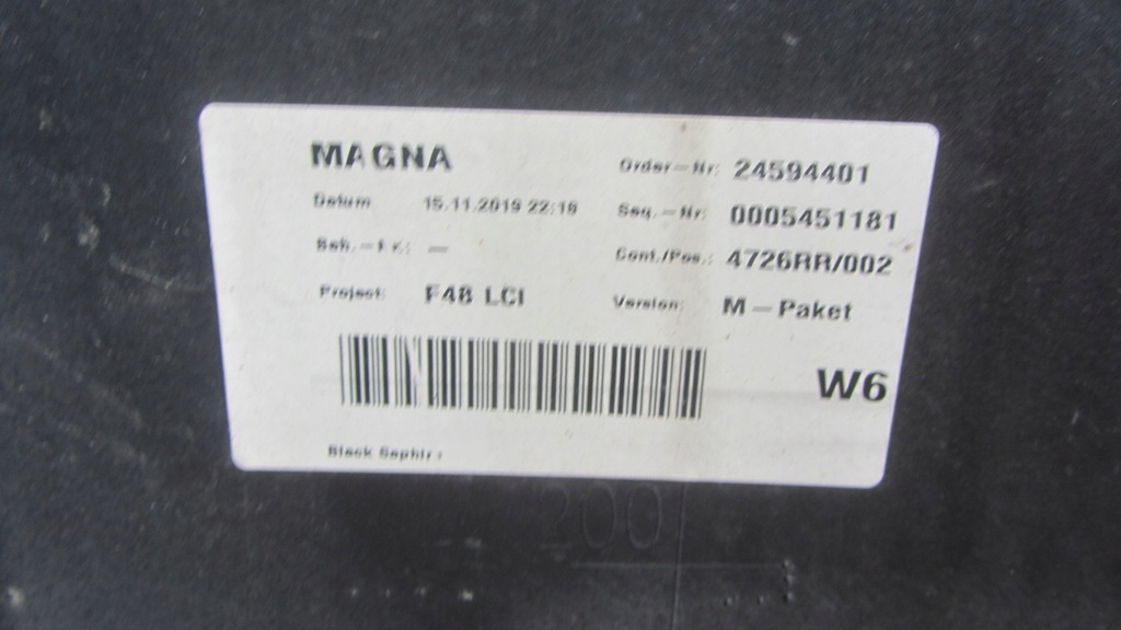 фото №16, Бампер задняя задний bmw x1 f48 lift m-pakiet