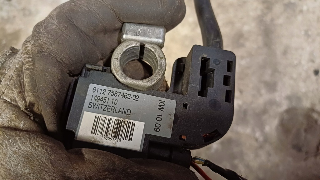 фото №2, Mini cooper r56 клемма минусовая 7587463