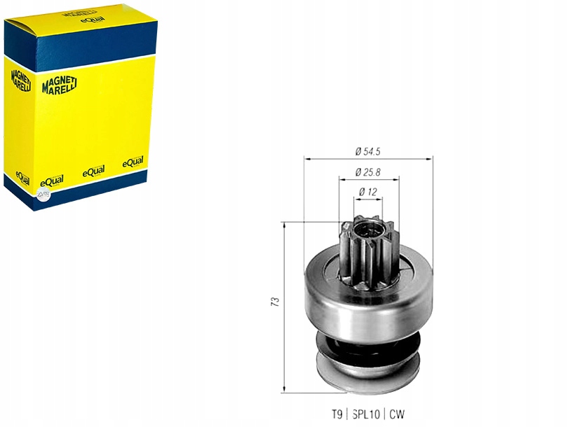 Купити Шестерня, стартер magneti marelli 940113020085